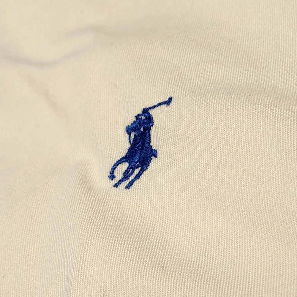 Vintage Ralph Lauren Blaire Shirt Mens XL Butter Yellow Long Button Down Prep